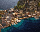 En bild som visar en ö i Whiskerwood, nu med 50 % rabatt på Steam.