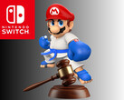 En stridande Mario visades ovanför domarens klubba (Bildkälla: Nintendo of America med ändringar)
