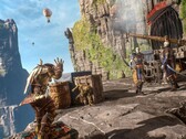 En bild som visar Styx och fiender i Styx: Shards of Darkness, nu med 93 % rabatt på Steam.