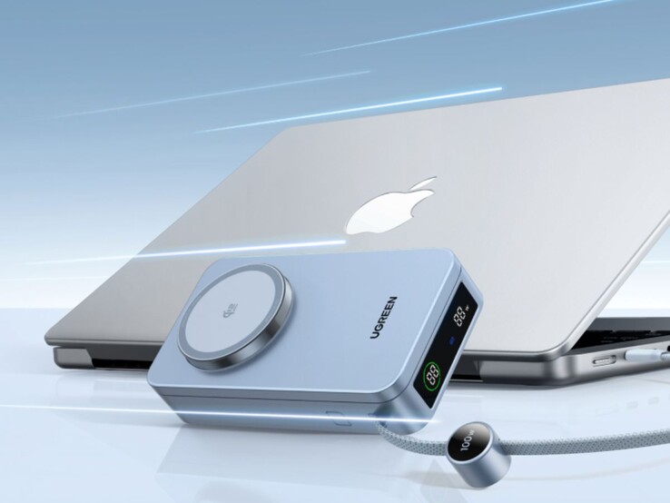 Ugreen MagFlow Qi2 25W multifunktionell powerbank. (Bildkälla: Ugreen, redigerad)