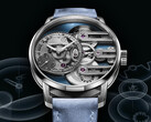 Armin Strom Gravity Equal Force Ultimate Sapphire Blue (bilden) har ett 41 mm rostfritt stålfodral som rymmer en transparent safirplatta. (Bildkälla: Armin Strom)