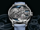 Armin Strom Gravity Equal Force Ultimate Sapphire Blue (bilden) har ett 41 mm rostfritt stålfodral som rymmer en transparent safirplatta. (Bildkälla: Armin Strom)
