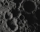 Shackleton-kratern vid månens sydpol (Bildkälla: NASA; beskuren)