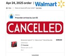Walmart avbröt Switch 2-förbeställningen (Bildkälla: skärmdump, Walmart med redigeringar)