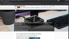 Webbsökning fungerar, men UNO Q går omedelbart igång vid full belastning (bildkälla: Notebookcheck)