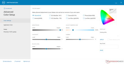 Dell PremierColor är förinstallerad