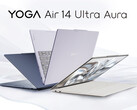 Yoga Air 14 Ultra Aura finns i flera olika färgalternativ.