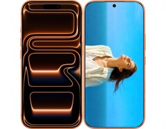 iPhone 17 Pro (till vänster) bredvid Honor 600 (till höger).