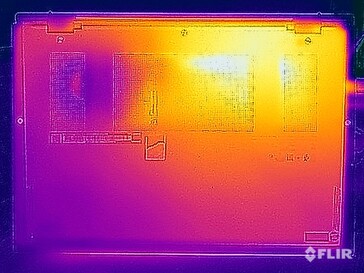 Spänningsprovning av yttemperaturer (botten)