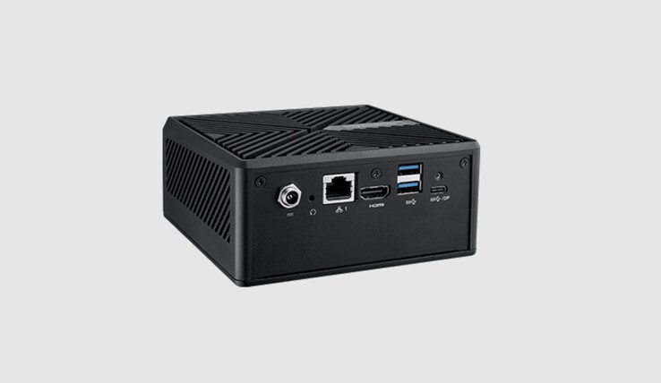 Advantech UBX-330M minidator har ett stort antal portar. (Bildkälla: Advantech)