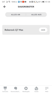 Roborck Q7 Max är snabb att koppla ihop med Alexa
