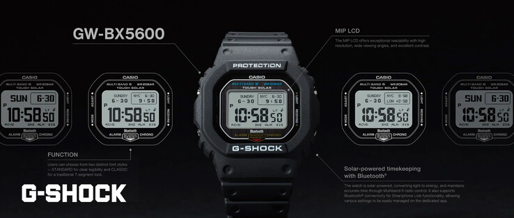 En läckt marknadsföringsbild som bekräftar vissa specifikationer för den kommande Casio G-Shock GW-BX5600. (Bildkälla: Reddit)
