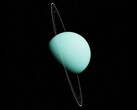 Konstnärsillustration som visar Uranus med sina ringar. (Bildkälla: 95C - Pixabay)