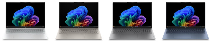 Den nya OmniBook 5 16 finns i färgerna Glacier Silver, Meteor Silver, Sahara Silver eller Starlit Blue.
