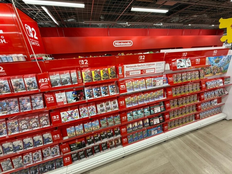 Nintendo Switch 2-spel hos japansk återförsäljare (Bildkälla: Nintendeal X-konto)