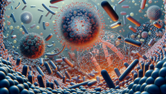 Forskare vid Monash University i Australien har nått ett genombrott i kampen mot multiresistenta bakterier - med hjälp av artificiell intelligens. (Bildkälla: DallE3)