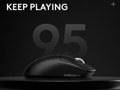Logitech G Pro X Superlight 2c i en av sina tre lanseringsfärger. (Bildkälla: via WinFuture)