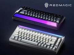 RedMagic erbjuder sitt Ice Blade Magnetic Axis Keyboard i svart och vitt utförande. (Bildkälla: RedMagic)