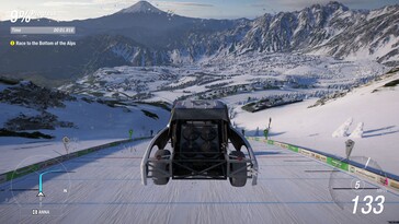 Racing över snöiga banor