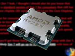 Zen 7 konsumentprocessorer kommer att förlita sig på en ny AM6 desktop socket. (Bildkälla: AMD, Moores lag är död, redigerad)