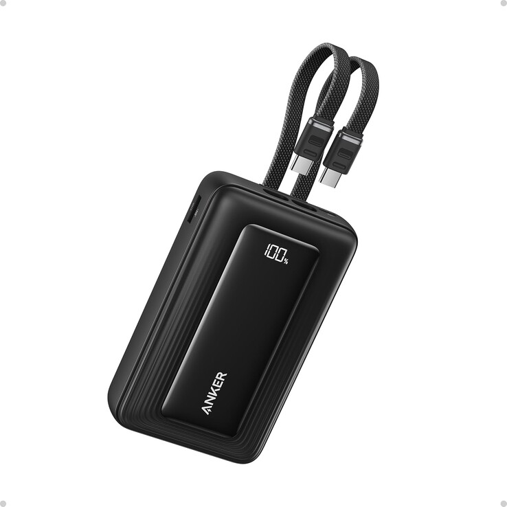 Anker Zolo Power Bank (20K, 45W, inbyggda dubbla USB-C-kablar). (Bildkälla: Casio)