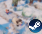 Hela projektet med Dogwalk - tillgångar, animationer och kod - är gjort med Blender och den populära Godot Game Engine, som är öppen källkod. På bilden - en suddig skärmdump från spelet med Steam-logotypen ovanpå. (Bildkälla: Steam - Redigerad)