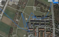 GPS-Test: Apple iPad Pro 11 (2018) – Cykeltur genom ett skogsområde