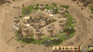 Bild: En skärmdump från spelet Stronghold Crusader: Definitive Edition.