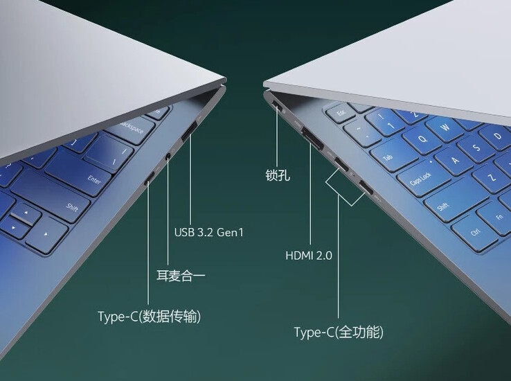 Go Air har tre Type-C-portar och kan även laddas via USB (Bildkälla: Acer)