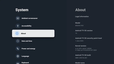Dessa TV-apparater hoppar över Android TV 12 och går direkt till Android 14. (Bildkälla: Reddit-användaren roshis_Saha_Swopna)