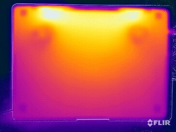 Spänningsprovning av yttemperaturer (botten)