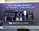 Asus ROG Falcata tangentbord och Harpe 2 Ace mus har visats upp på Computex 2025 (bildkälla: Notebookcheck)