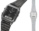 Casio x Liberty AQ-230EBLT-1A och AQ-230ELT-7A (på bilden), från vänster till höger. (Bildkälla: Casio)