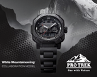 På bilden - Promoaffischen för Casio Pro Trek PRW-B1000WM-1.