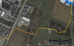 GPS-test: Alcatel 3V – Skogsområde