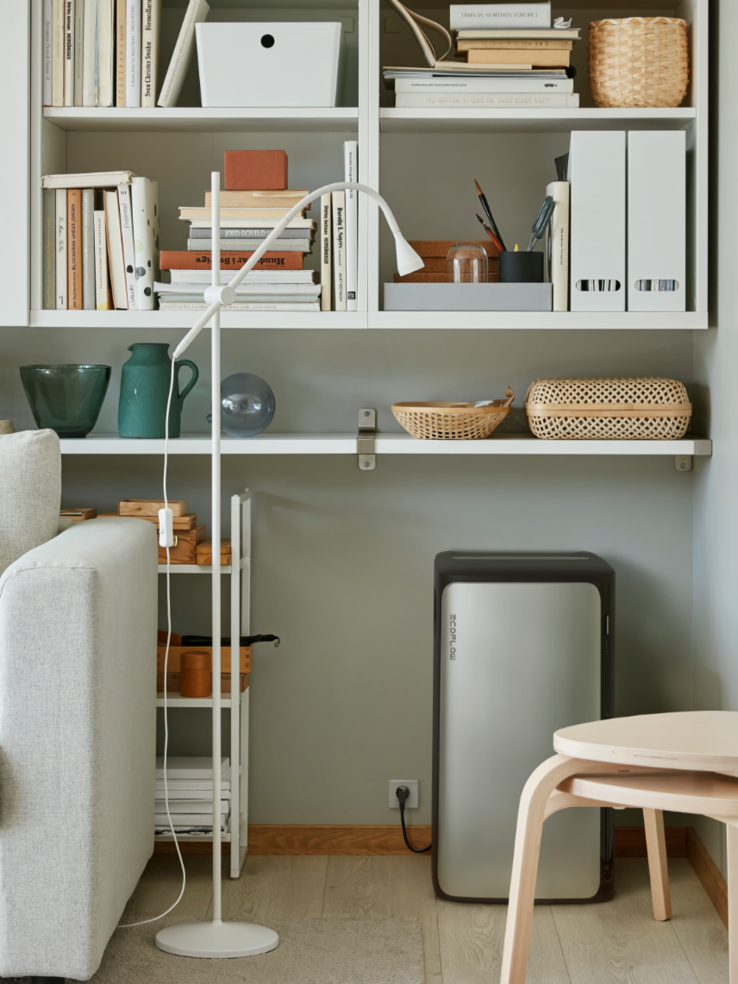 Vissa av IKEAs balkongkraftverk levereras med ett EcoFlow-batteri (bilden). (Bildkälla: IKEA)
