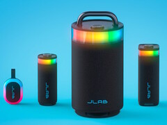 JLab Party-serien av Bluetooth-högtalare kommer med RGB-belysningseffekter, stänkskydd och anpassningsbart ljud. (Bildkälla: JLab)