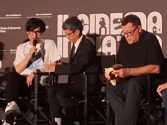Kojima talar vid Piazza Film Festival i Rom