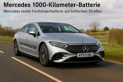 Mercedes 1000-kilometersbatteri: Mercedes testar solid state-batteri på brittiska vägar. (Bildkälla: DallE3)