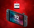 Nintendo Switch 2 visas med 16 GB Game-Key-kort (Bildkälla: Nintendo of America med ändringar)
