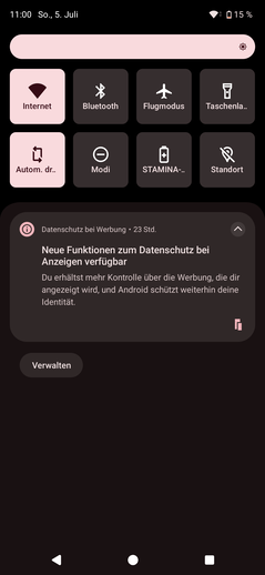 Recension av Sony Xperia 1 VIII: Android-användargränssnittet