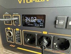 Jump 2200-displayen visar all viktig information.