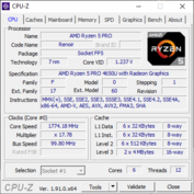 Systeminformation - CPU-Z CPU