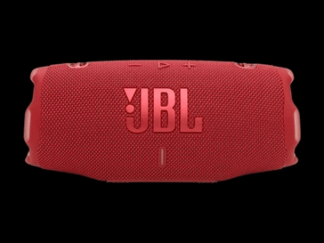 JBL Charge 6 har en stabil bas och ett iögonfallande varumärke på framsidan. (Bildkälla: JBL)