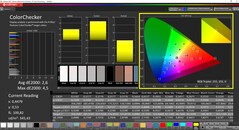 CalMAN ColorChecker (DCI-P3 målfärgrymd)