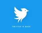 Twitter.now-logotypen. Det nya sociala nätverket syftar till att återuppliva den klassiska Twitter-upplevelsen.