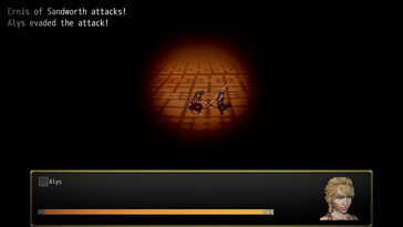 En skärmdump som visar stridsmomentet (Bildkälla: Steam)