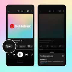 AI-identifierare för YouTube Music