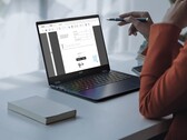 Acer Swift Spin 14 AI monterar en 120 Hz IPS-panel på ett konvertibelt gångjärn.