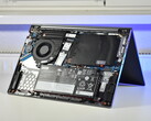 Lenovo ThinkBook 14 Gen 8 IAL, med bakstycket borttaget (bildkälla: Benjamin Herzig/Notebookcheck)